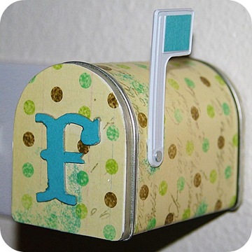 scrapbook paper mail box