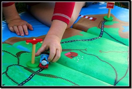 play mat to a train mat