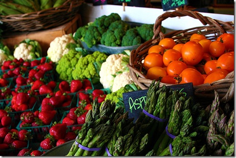 Organic vegetables monterey