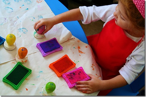 kids artwork as gift wrap