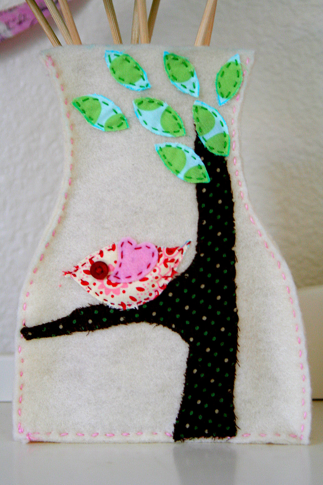 Handmade Felt Vase Cover Tonya Staab