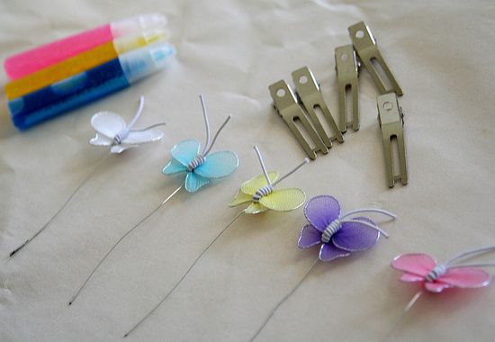 Butterfly Hairclips Kit