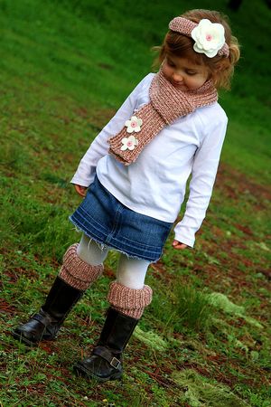 Bernat Softee Chunky knitting pattern for girls