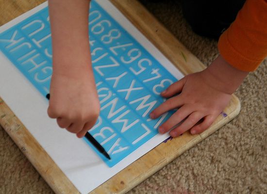 Stencils for toddlers