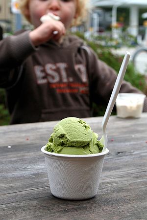 green tea ice cream