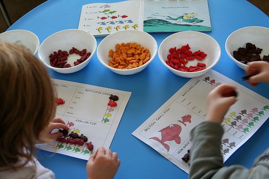 one fish, two fish activities for kids