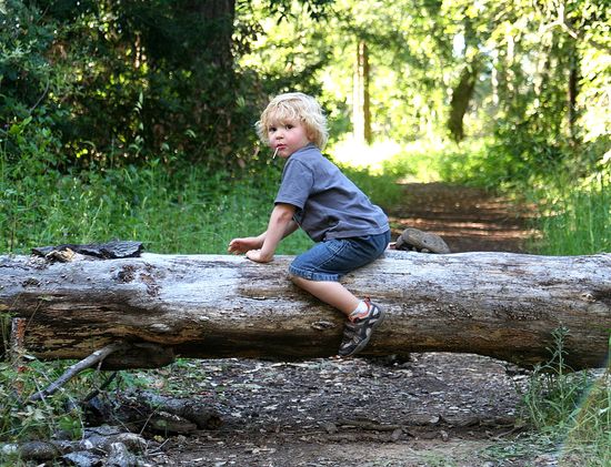 hiking with kids