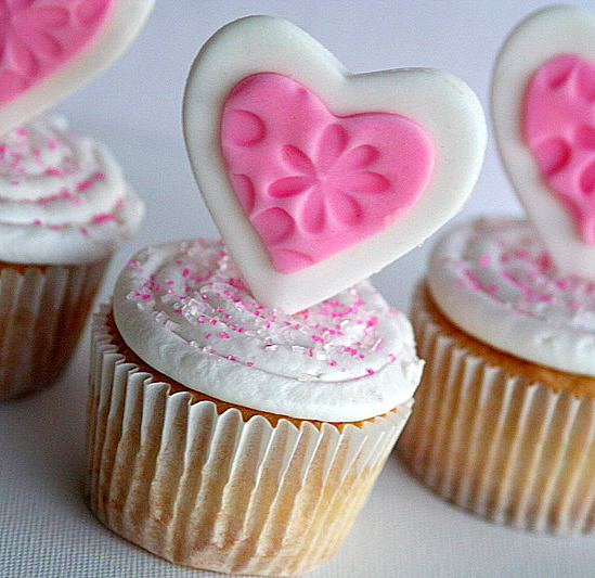 Sweetheart cupcakes