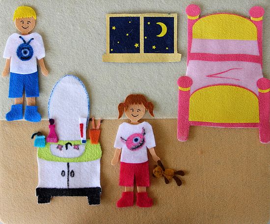 Nighttime Felt Creation Board