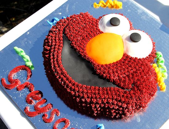 Elmo Birthday Cake