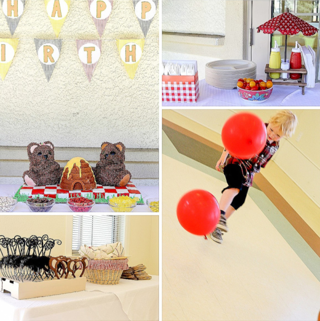 Teddy bear picnic birthday party for kids