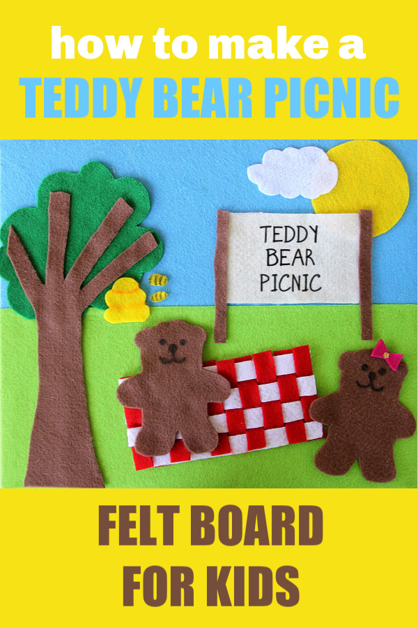 How to make a teddy bear picnic felt board for kids