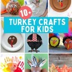 turkey crafts for kids pinterest collage