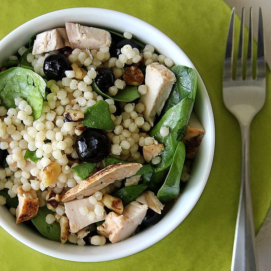 Couscous and blueberry salad