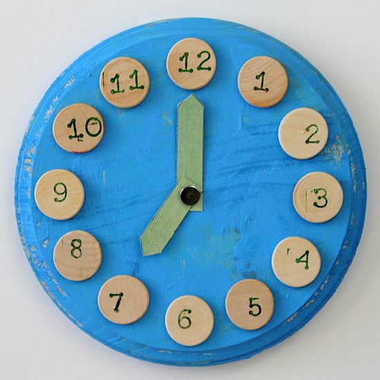 handmade kids clocks