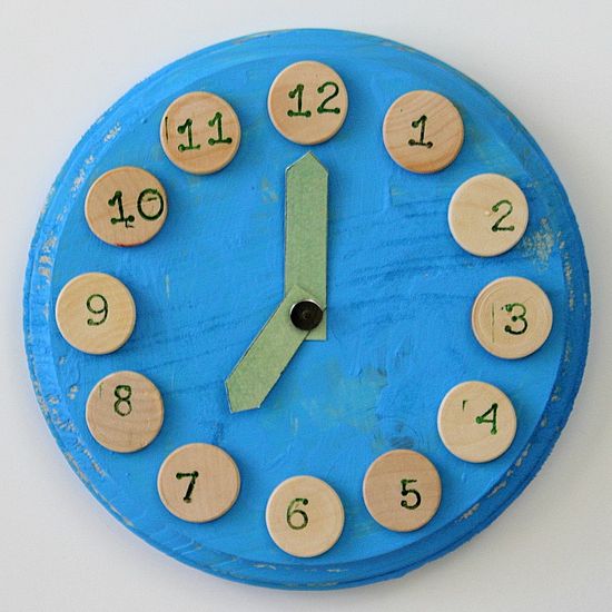 handmade kids clocks