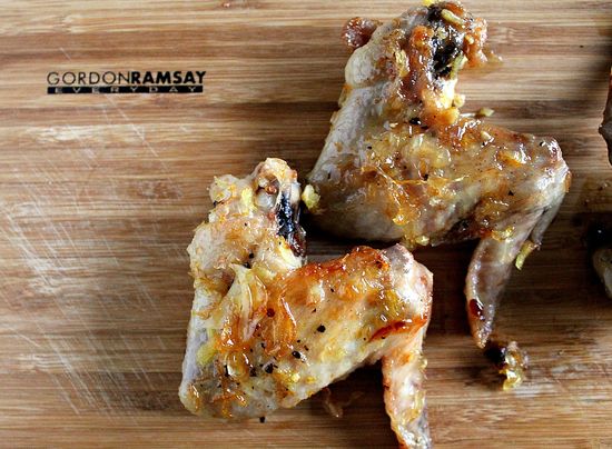 Orange and Ginger Caramelized Chicken Wings