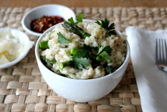 Asparagus Risotto with Chervil