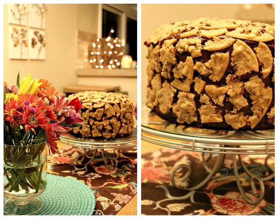 chocolate chip cookie cake