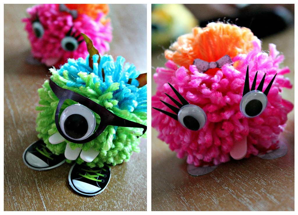 PomPom Monsters (and a giveaway) Tonya Staab