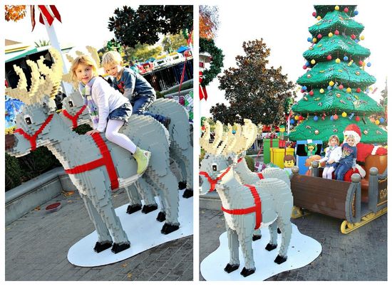 Legoland Santa and Reindeer