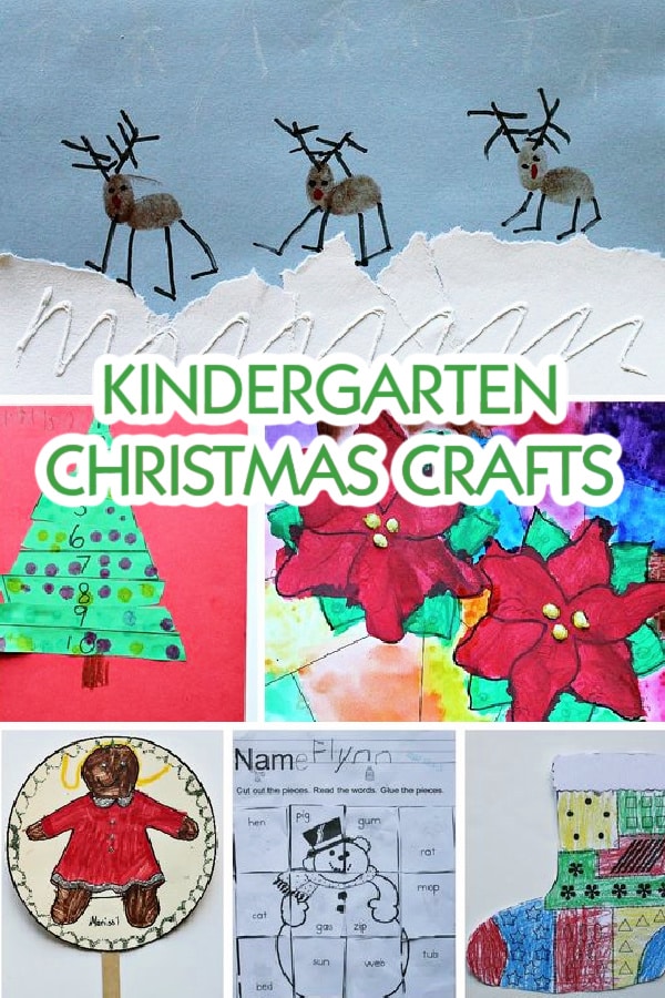 kindergarten christmas crafts pinterest image