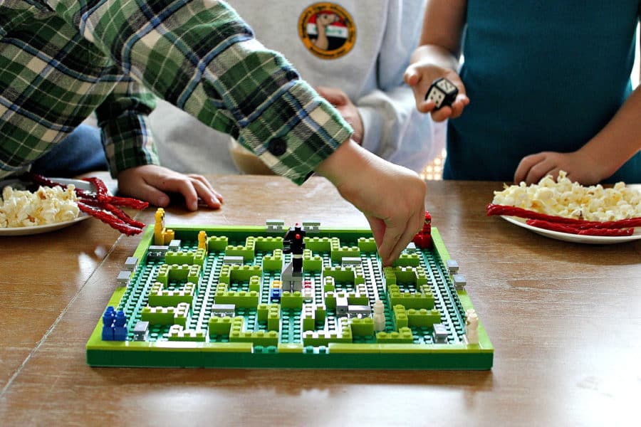 lego minotaurus family game night