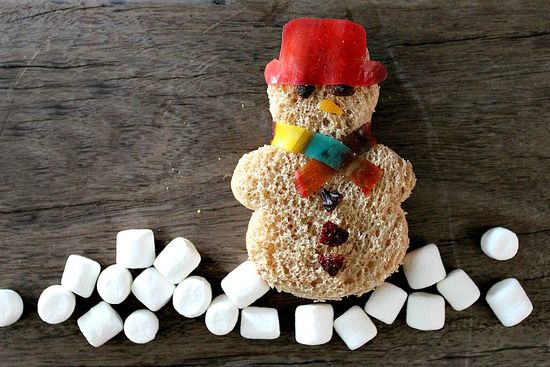 Snowman Sandwich