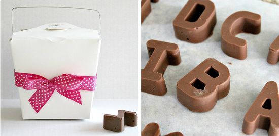 Alphabet chocolate