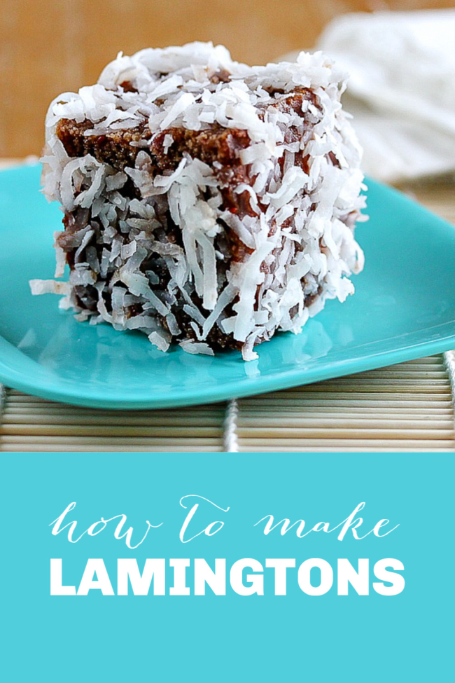 How to make the Australian treat lamingtons