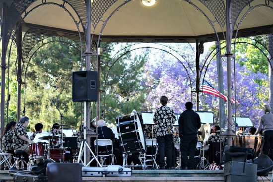 Free concert in the park