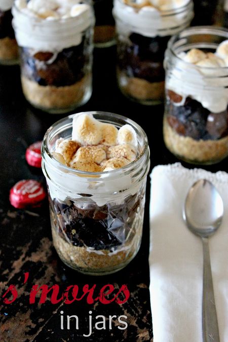 smores in a jar