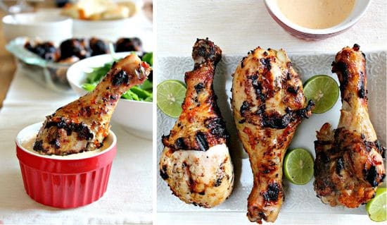 chipotle mango cream made for drumsticks