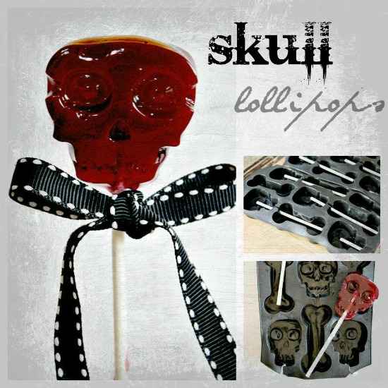 Skull jolly rancher lollilpops