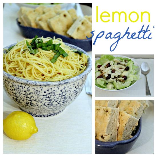 Lemon spaghetti