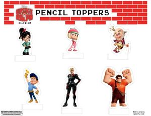 Pencil toppers