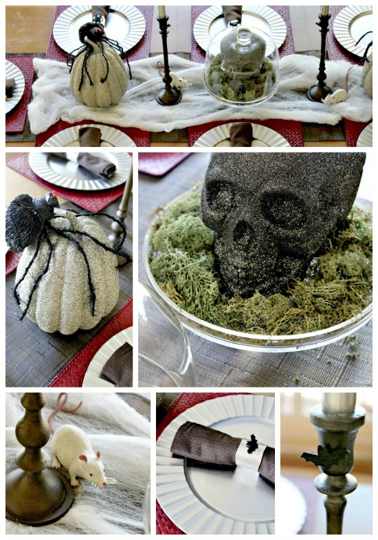 Halloween table decor