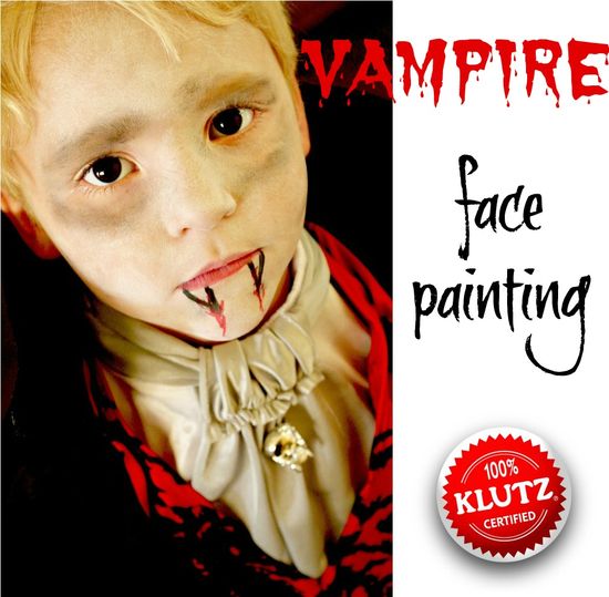 Vampire face painting