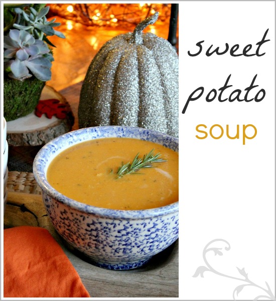 Sweet potato soup recipe