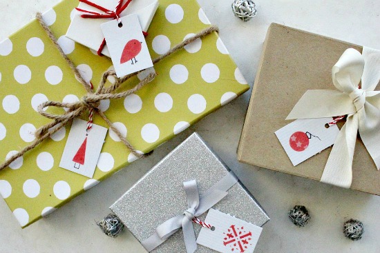 Klutz gift tags and packages