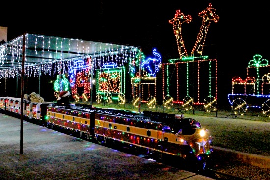 Christmas Train at Balboa Park