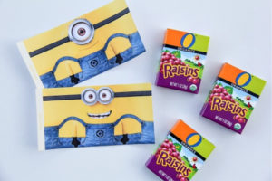 Wrapper Raisins You're One In a Minion Classroom Valentines Ideas | Tonya Staab