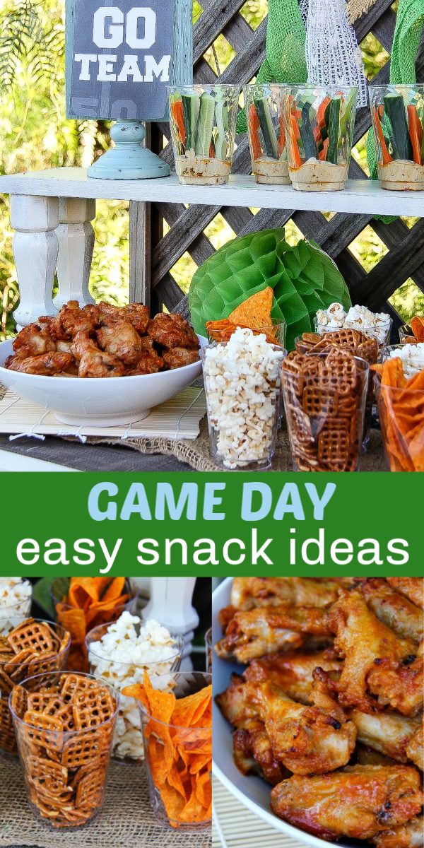 game day snack ideas