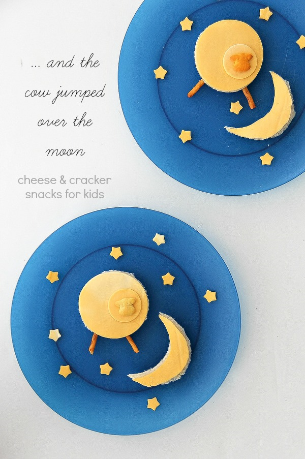 cow sandwiches with a moon and stars