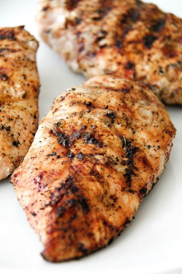 grilled chicken breasts