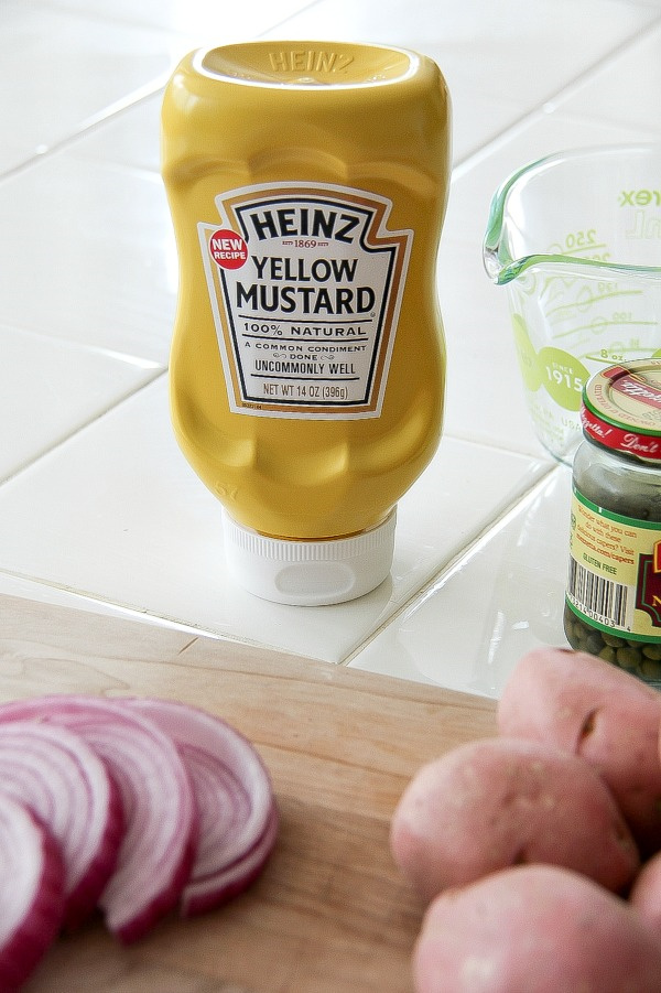 heinz yellow mustard bottle