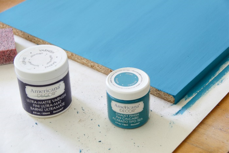 americana decor chalky finish paint in blue