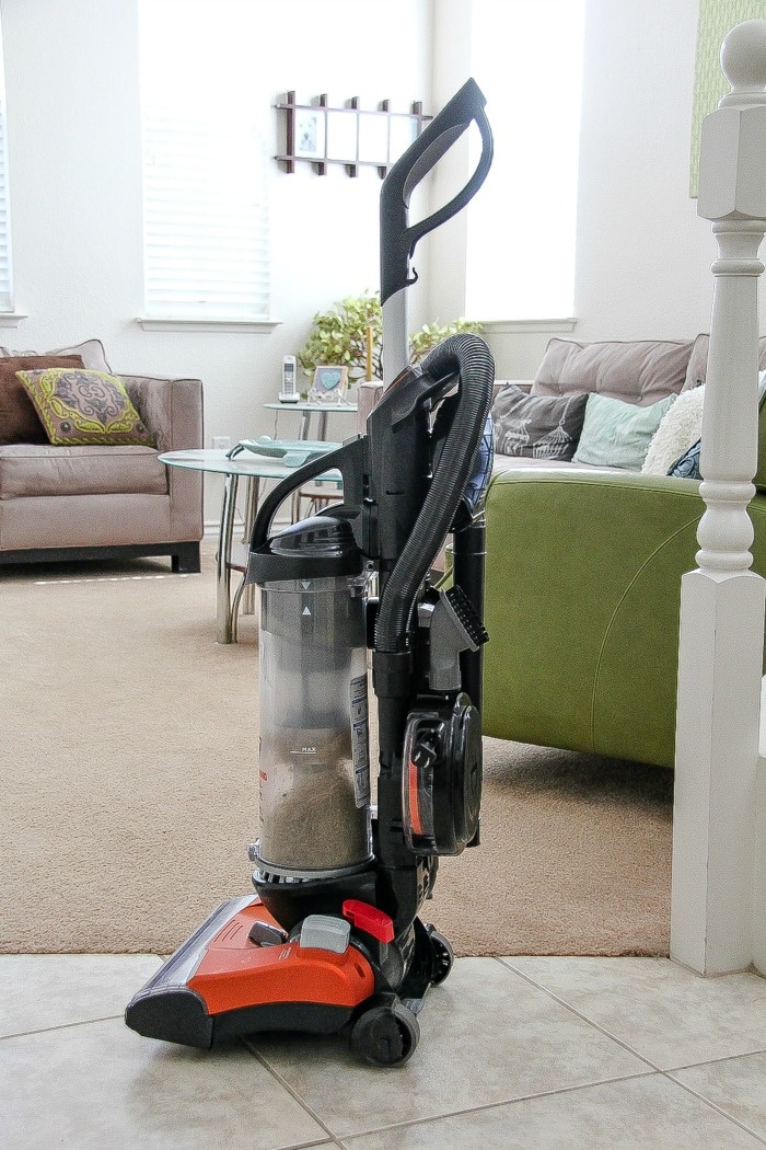 eureka vacuum in a living room