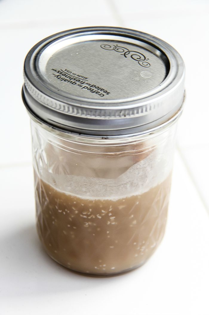bacon grease in a canning jar
