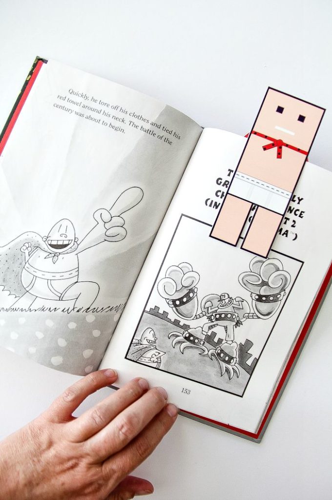 A Captain Underpants Printable Bookmark | Tonya Staab
